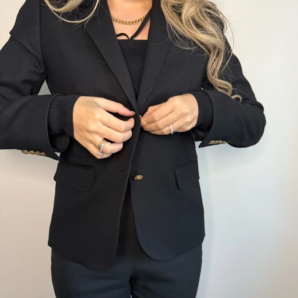 J crew Schoolboy black blazer - Picture 7 of 8